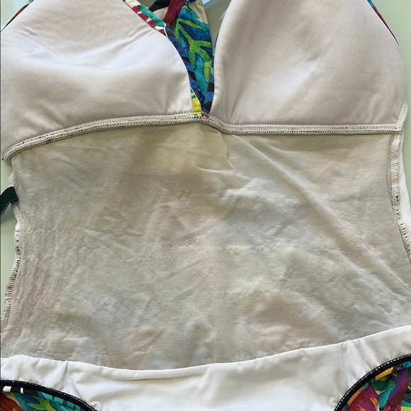 Lauren Ralph Lauren Tropical Halter One-Piece Swimsuit - Picture 7 of 7